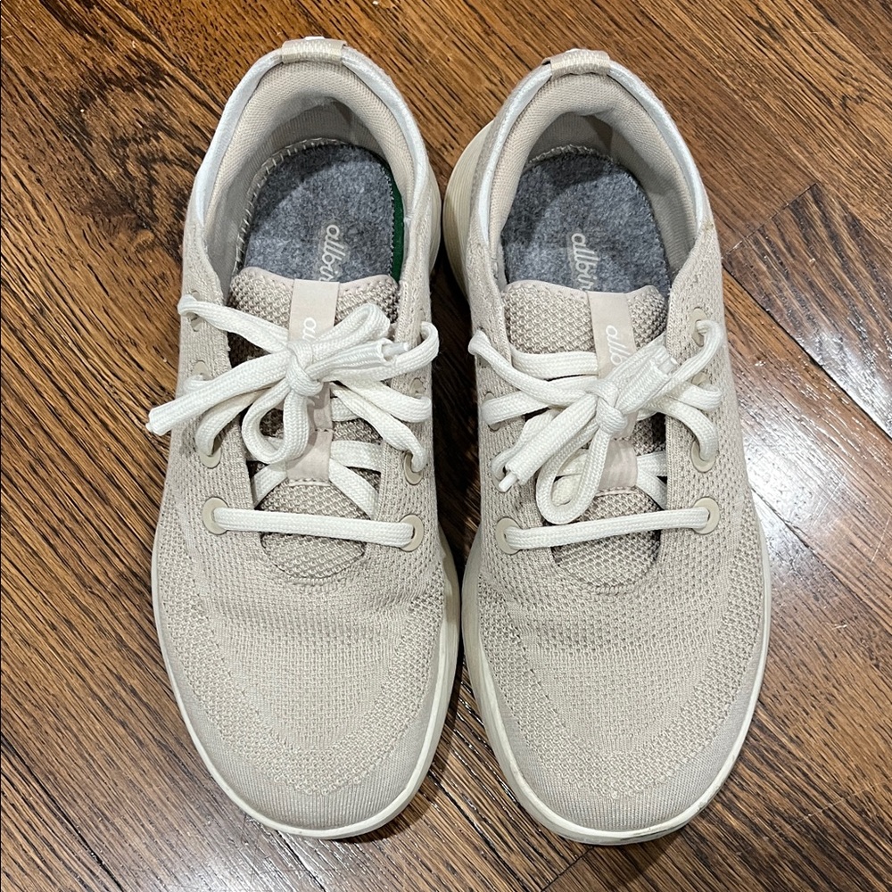 Allbirds Men's Beige Knit Sneakers